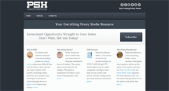 Desktop Screenshot of pennystockhaven.com